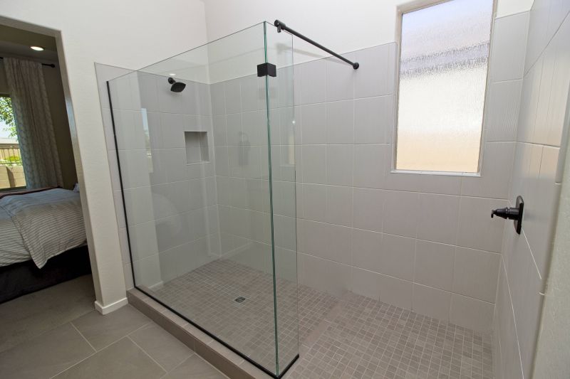 Tile-Enclosed Shower