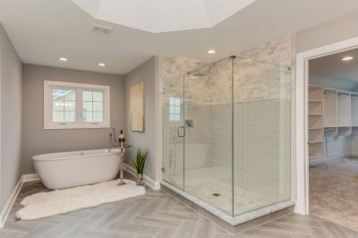 Open-Concept Shower Space