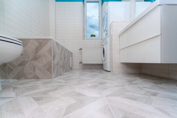 Bathroom Floor Remodeling in Allen