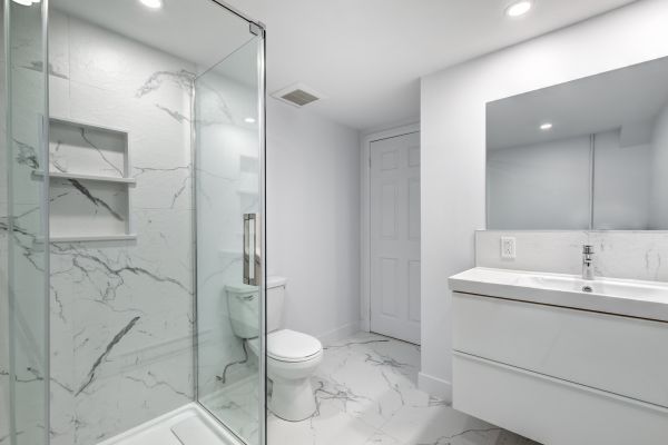 Basement Bathroom Construction in Allen